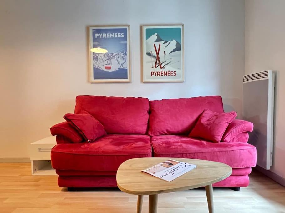 T3 Centre Ville Avec Parking, Balcon Et Wifi. 5P. Cauterets Exterior photo
